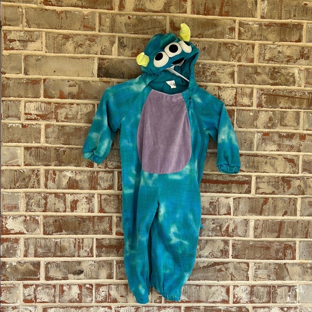Disney Monsters Sully Blue Tie Dye and Purple Monster Dragon Halloween Costume